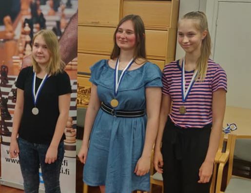 SM2019 naisten mitalistit